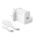 شارژر دیواری انکر Anker Select Charger 20W با کابل USB-C مدل B2347