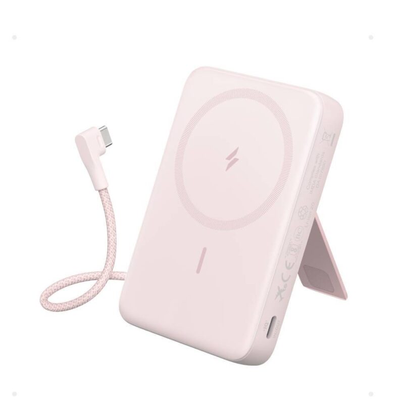 A1685.2 پاوربانک بیسیم انکر Anker Zolo Magnetic Power Bank 10K 30W Built-in USB-C Cable مدل A1685 - Image 3