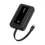 پاوربانک ۳۰ واتی انکر با ظرفیت ۱۰۰۰۰ میلی آمپر Anker Zolo Power Bank Built-in USB-C Cable مدل A1688