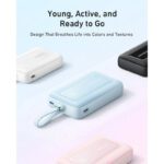 پاوربانک ۳۰ واتی انکر با ظرفیت ۱۰۰۰۰ میلی آمپر Anker Zolo Power Bank Built-in USB-C Cable مدل A1688 - Image 3