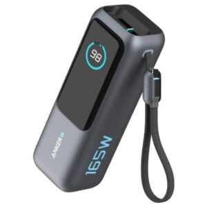 پاوربانک انکر ۲۵۰۰۰ میلی آمپر ۱۶۵ وات Anker Zolo PowerBank 25K 165W Built-In USB-C مدل A1695