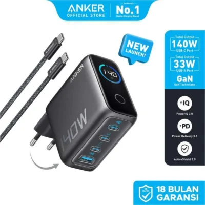 شارژر ۱۴۰ واتی انکر Anker Zolo 140W GaN 4 Port مدل B2697