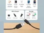 کابل شارژ USB-A به لایتنینگ انکر مدل A8813H11 طول 1.8 متر - Image 6