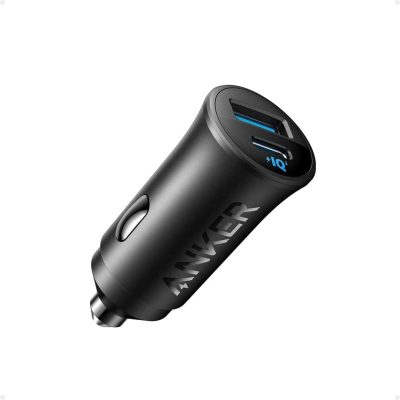 شارژر-فندکی-انکر-Car-charger-30W-2-ports-A2741