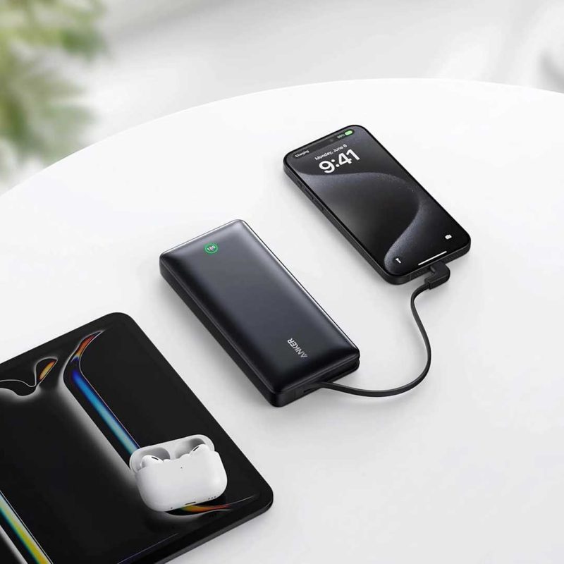پاوربانک انکر مدل 20000mAh 30W Portable Charger with USB-C Cable A1387 - Image 5
