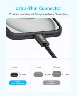 کابل شارژ انکر Anker Zolo USB-C to USB-C 180CM Cable Fast Charging 240W مدل A8060 - Image 5