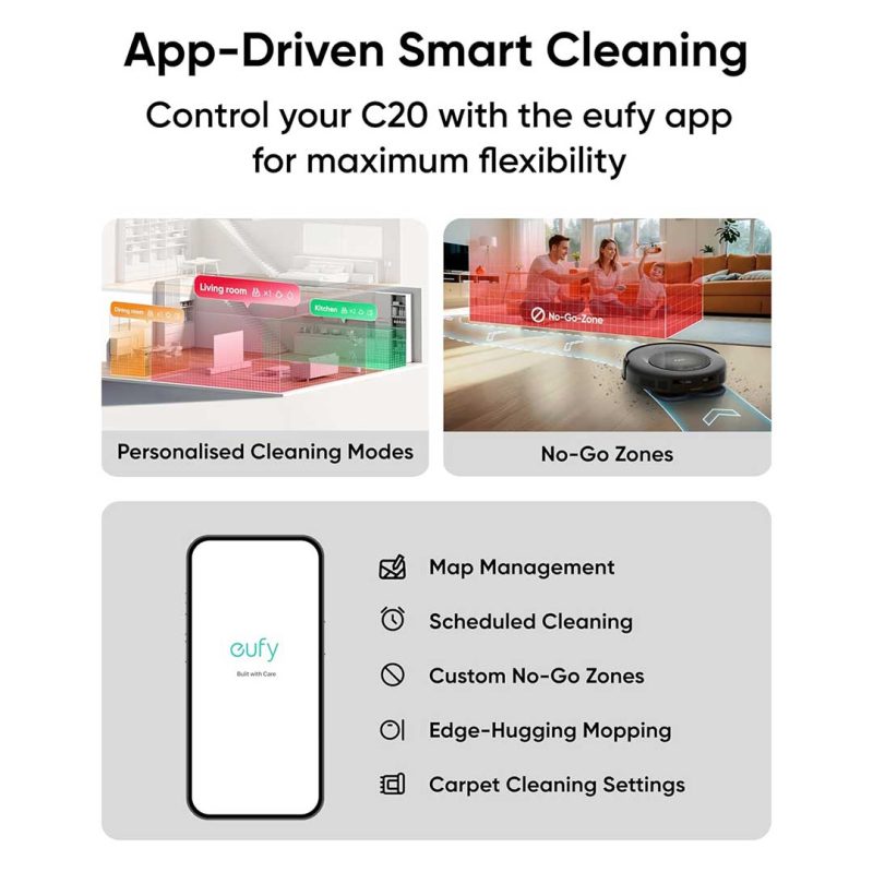 جارو رباتیک هوشمند انکر Anker Eufy Omni C20 Robot Vacuum Cleaner with Mop مدل T2280 - Image 2
