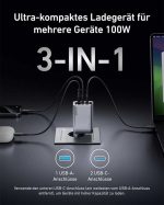 شارژر دیواری انکر Anker Prime Charger USB C 3-Port Super Compact Charger 100W مدل A2688 - Image 3