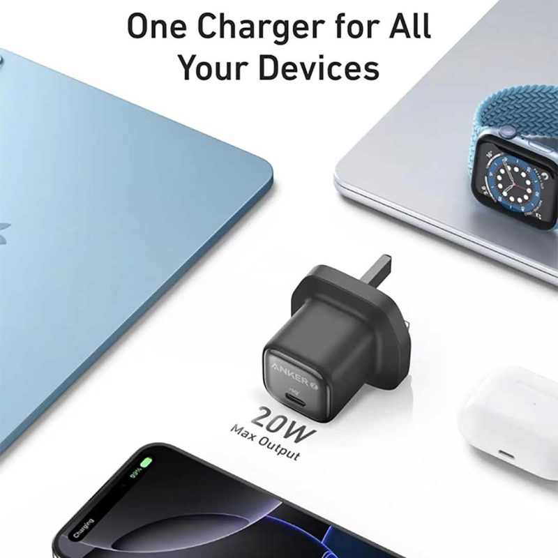 شارژر 20 وات انکر مدل Anker Zolo USB-C Charger 20W A2699 - Image 2