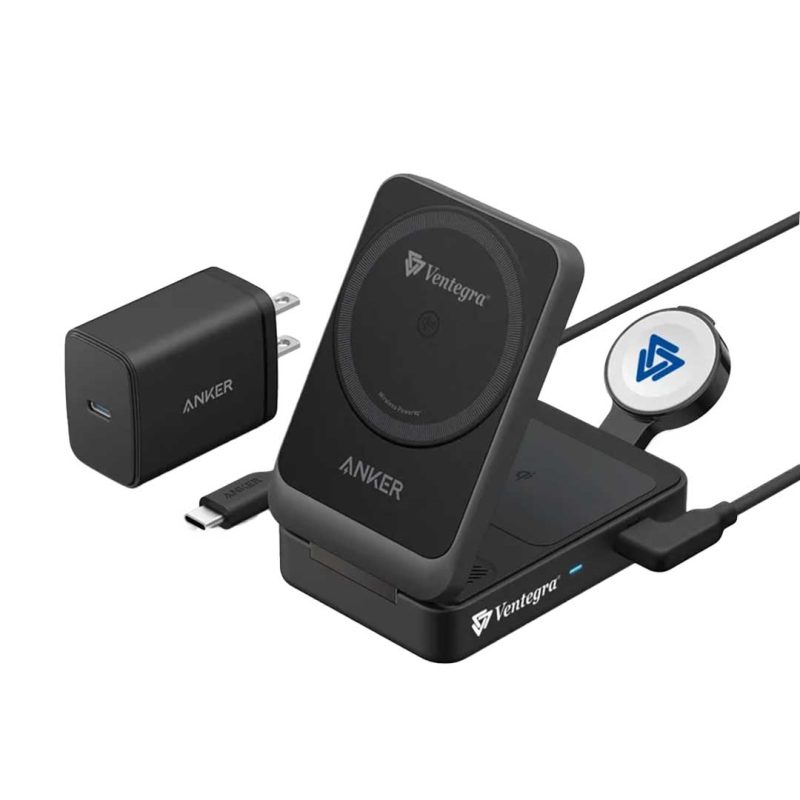 nker MagGo Qi2 Wireless Charging Station (3-in-1) شارژر بی سیم سه در یک انکر