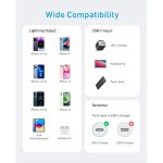 کابل USB-C به لایتنینگ انکر Anker 310 مدل A81A5 USB C to Lightning Cable 90 Cm سفید - Image 2