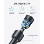خرید و قیمت شارژر فندکی انکر Anker USB-C Car Charger 167.5W Compact 3-Port مدل A2737