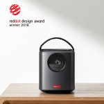 خرید ویدئو پروژکتور قابل حمل نبولا Nebula Mars II Pro مدل D2323311 با رزولوشن 720p، روشنایی 500 ANSI Lumens، باتری داخلی، Android 7.1 و اسپیکرهای دوگانه 10 واتی.
